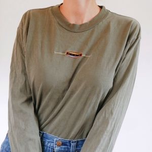 RARE Mens Vintage Nike Sweatshirt Embroidered Logo